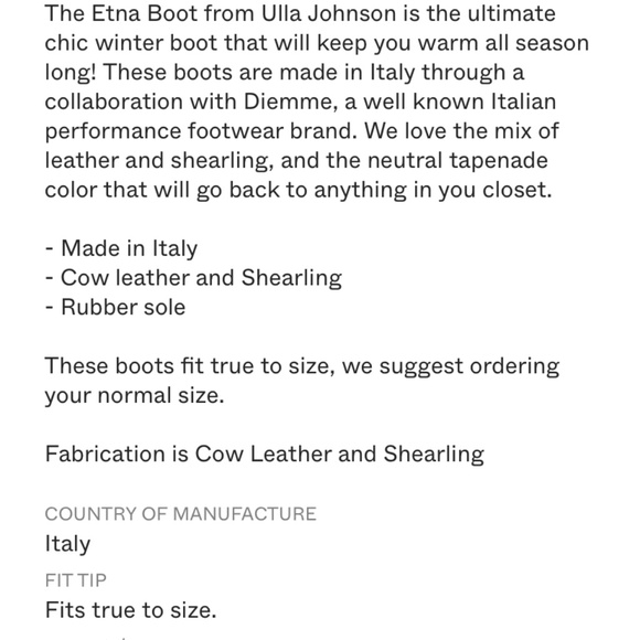 Ulla Johnson shearling leather boots - Picture 11 of 11